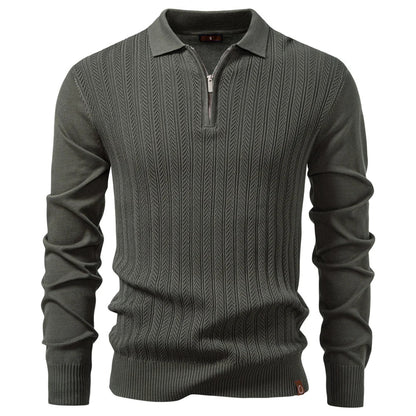 Riadin™ | Polo zippé texturé