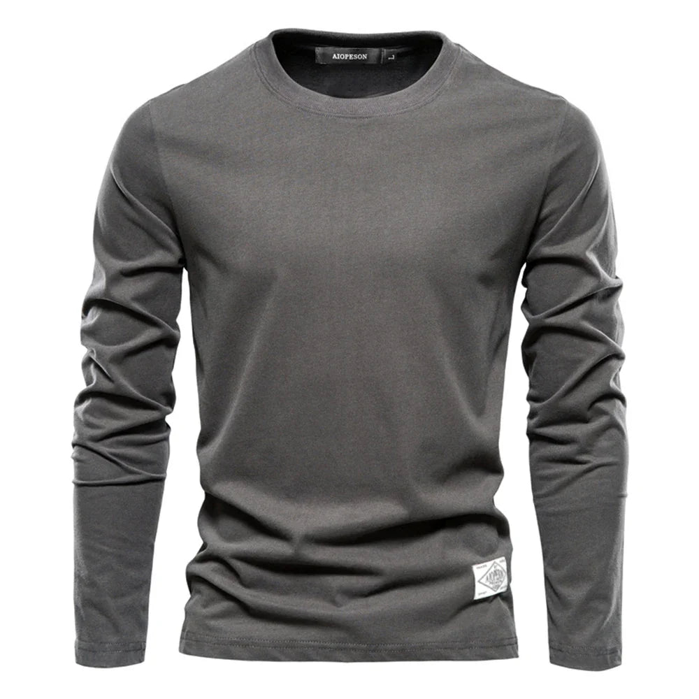 MONVIEL™ | Men's Long-Sleeve Cotton T-Shirt