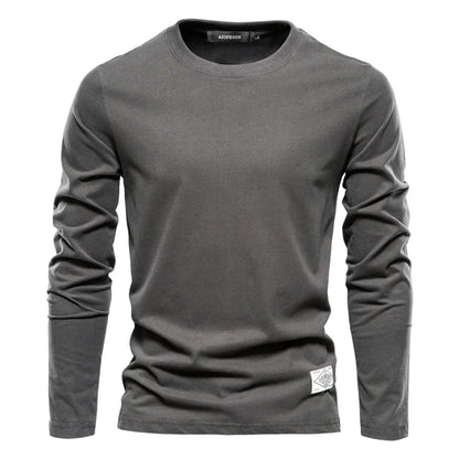 MONVIEL™ | Men's Long-Sleeve Cotton T-Shirt