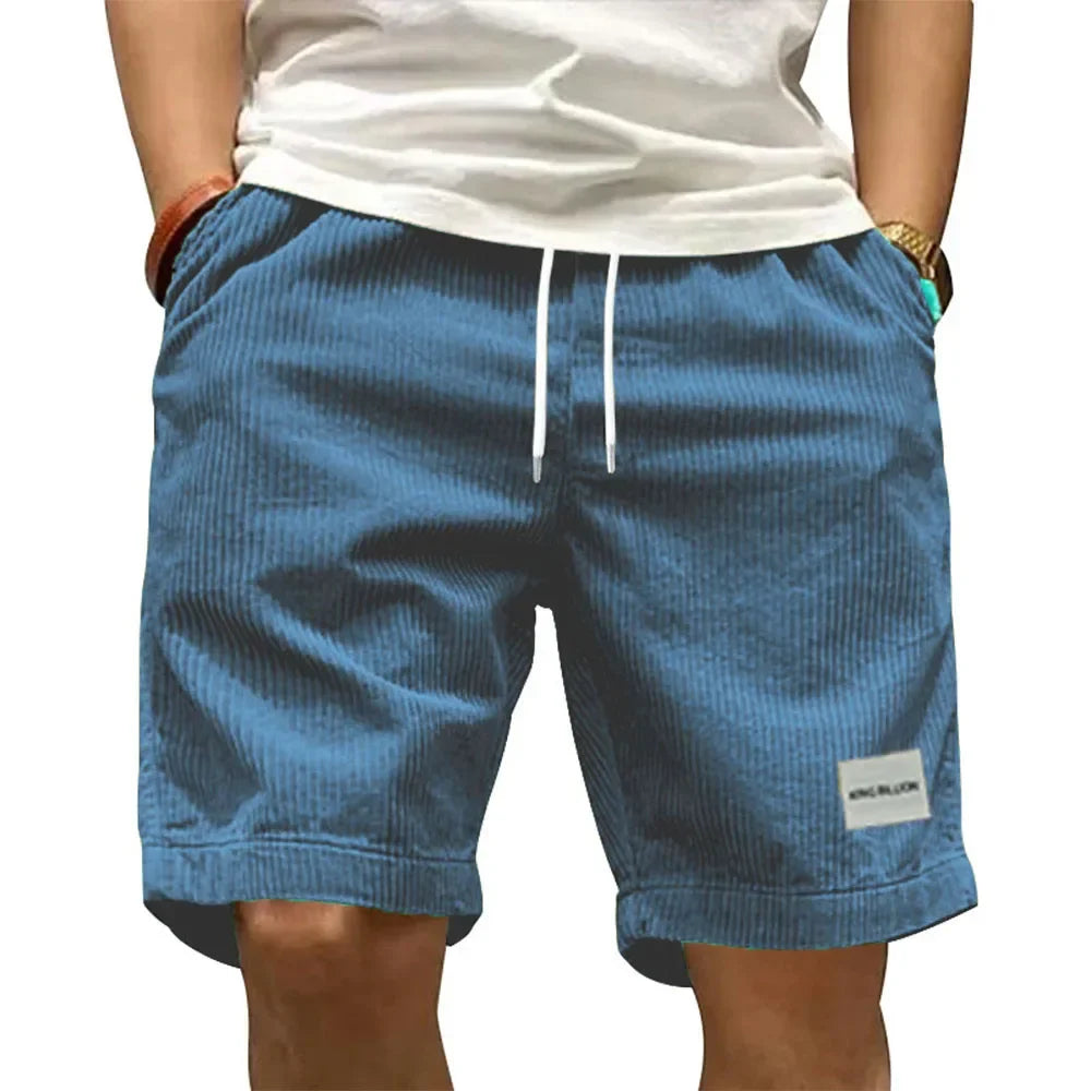 Ziven™ | Short Cargo Rétro en Velours Côtelé