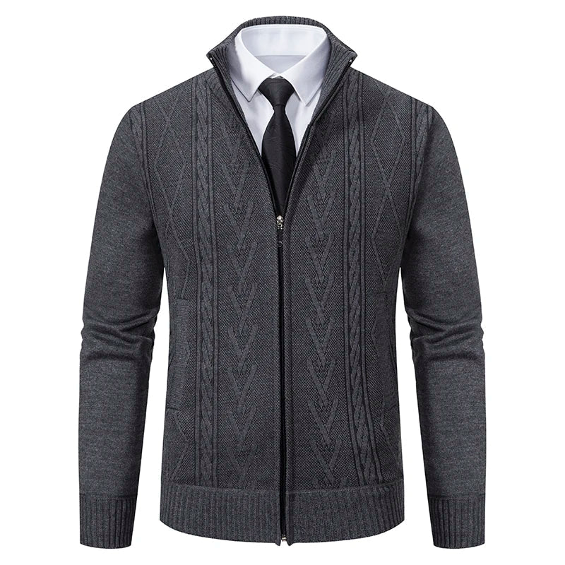 MANSSINO™ | Men's Wool Blend Full-Zip Gilet