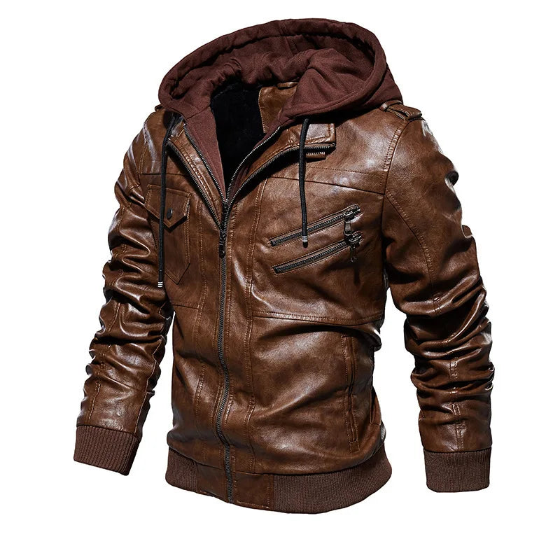LAURENT MONACO | VESTE DE VILLE EN CUIR POUR HOMME