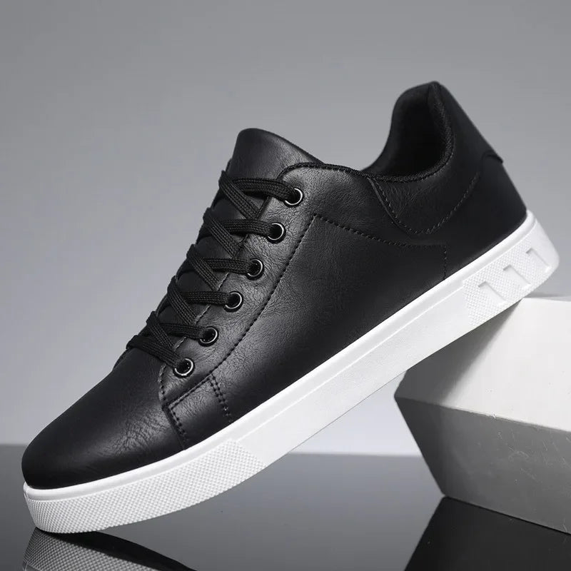 MANSSINO™ | Men's Classic Leather-Look Court Sneaker