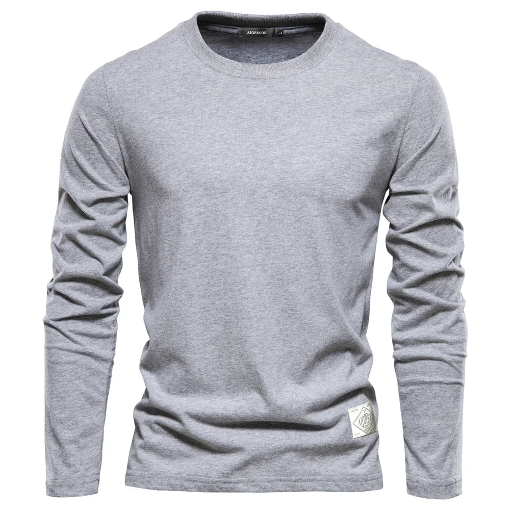 MONVIEL™ | Men's Long-Sleeve Cotton T-Shirt