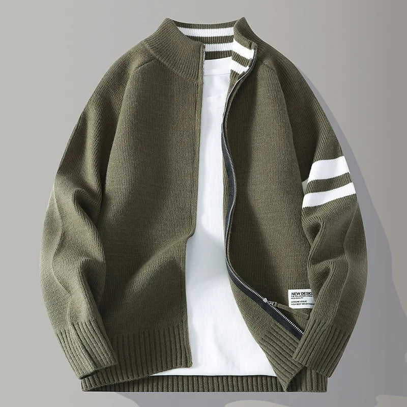 MANSSINO™ | Zip-Up Knit Sweater