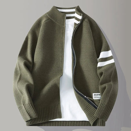 MANSSINO™ | Zip-Up Knit Sweater