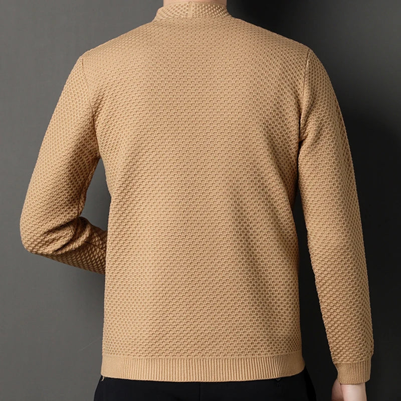 MANSSINO™ | Soft Jacquard Autumn Jacket