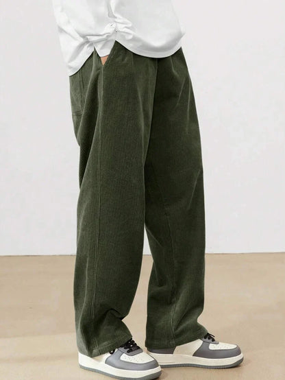 MANSSINO™ | Men's Wide-Leg Corduroy Trousers