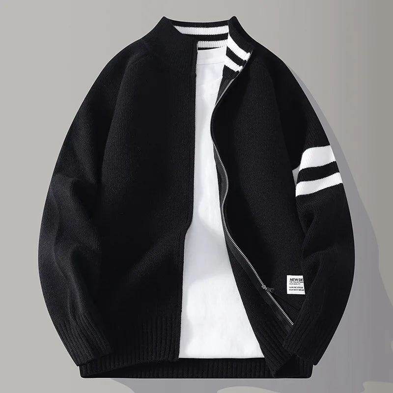 MANSSINO™ | Zip-Up Knit Sweater