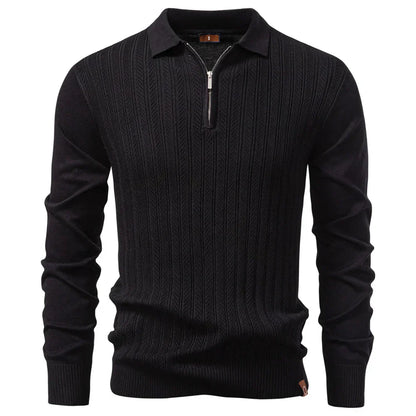 Riadin™ | Polo zippé texturé