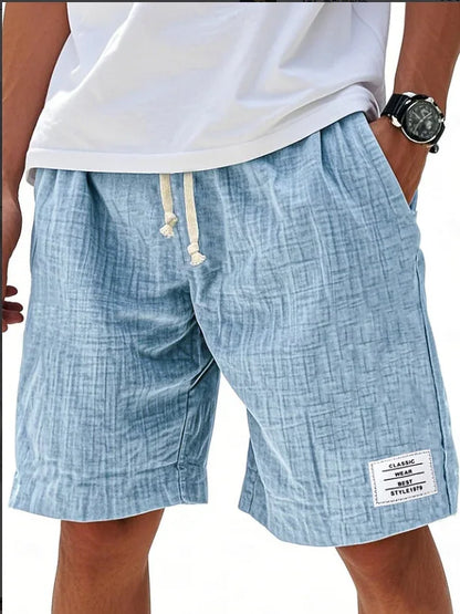 MANSSINO™ | Men's Slub-Texture Linen Drawstring Shorts