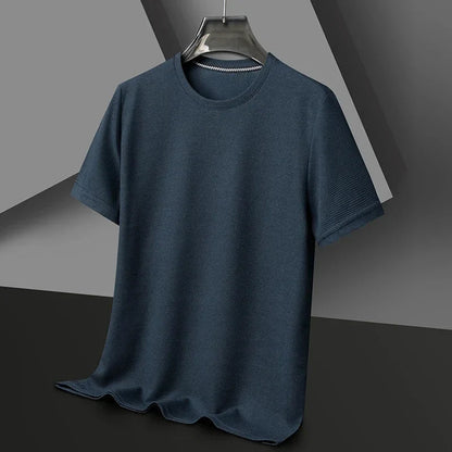 MONVIEL™ | Men's Waffle-Knit Crew Neck T-Shirt