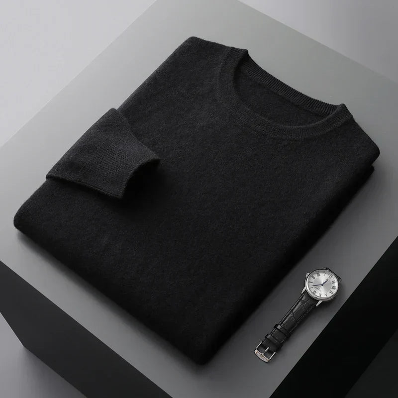 MANSSINO™ | Men's Crew Neck Knit Pullover