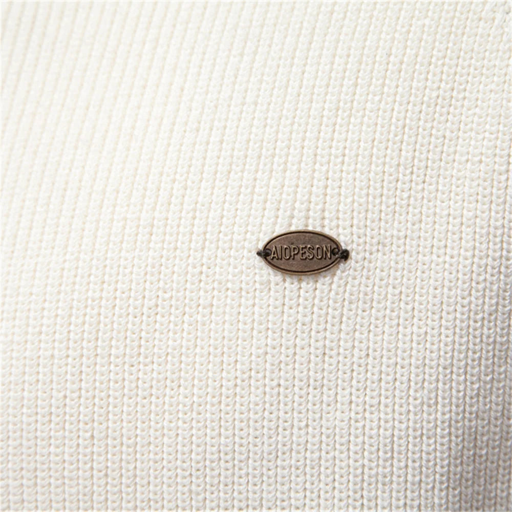 MONVIEL | Mens High-Collar Quarter-Zip Knit