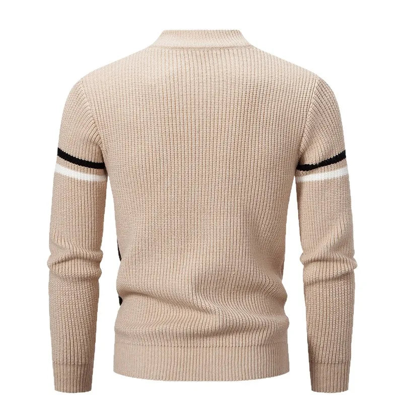 MANSSINO™ | Color-Block Knit Pullover