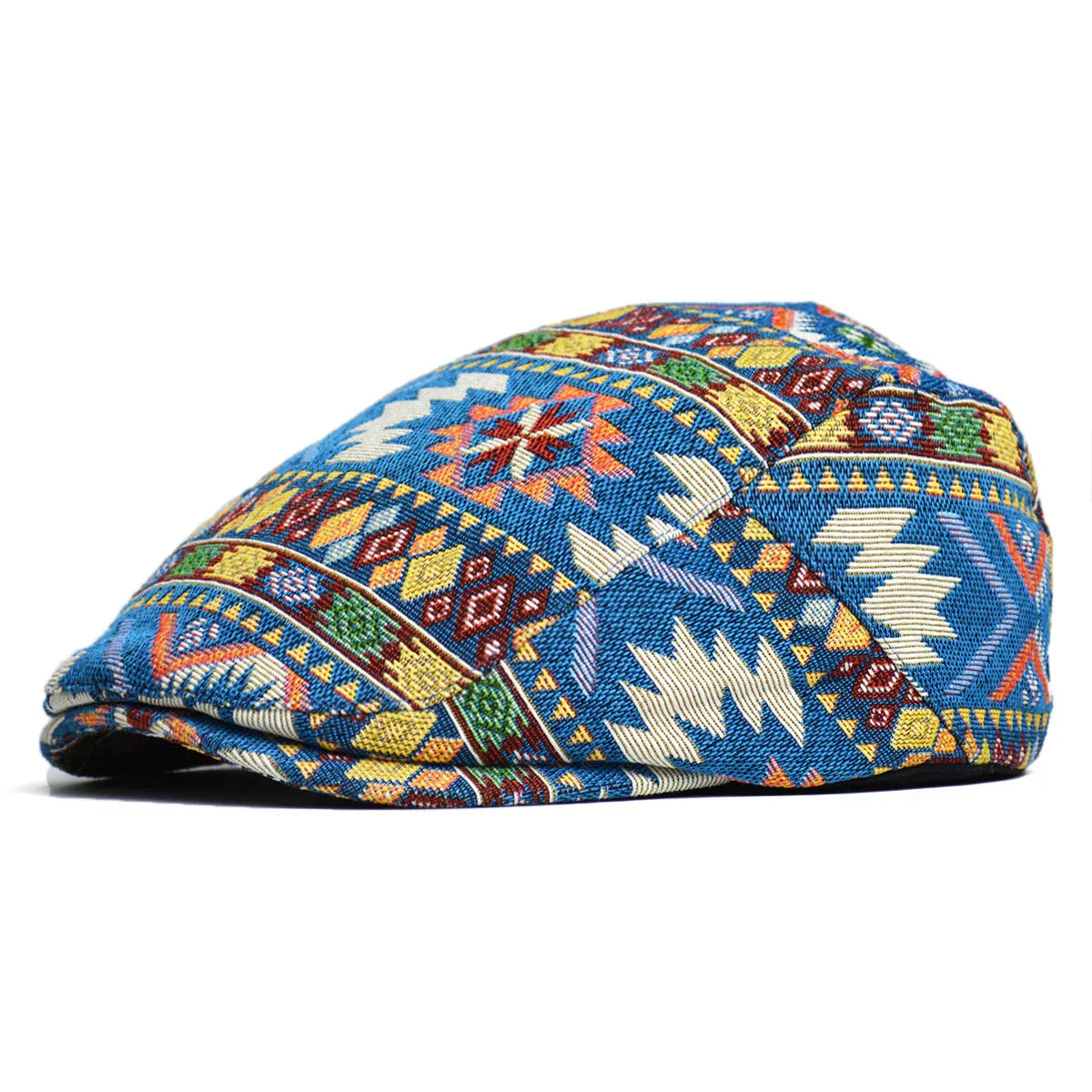 MONVIEL | Vintage Printed Flat Cap