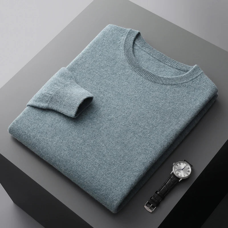 MANSSINO™ | Men's Crew Neck Knit Pullover