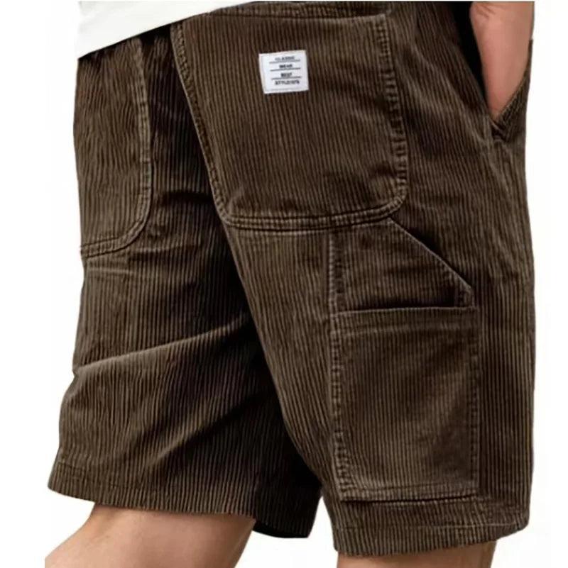 Jovan™ | Short Côtelé Rétro