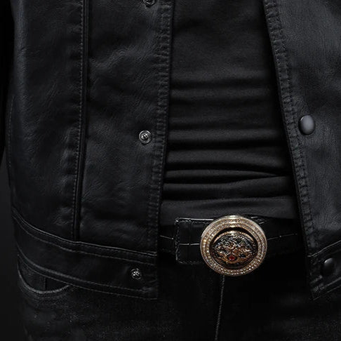 LAURENT MONACO | VESTE EN CUIR MODERNE RIDER
