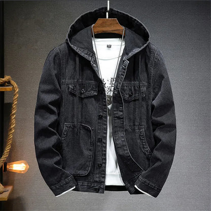 MONVIEL | Retro Denim Hoodie