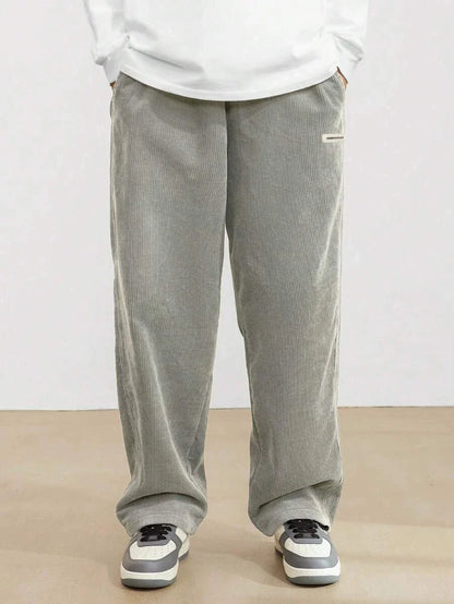 MONVIEL™ | Men's Wide-Leg Corduroy Drawstring Trousers