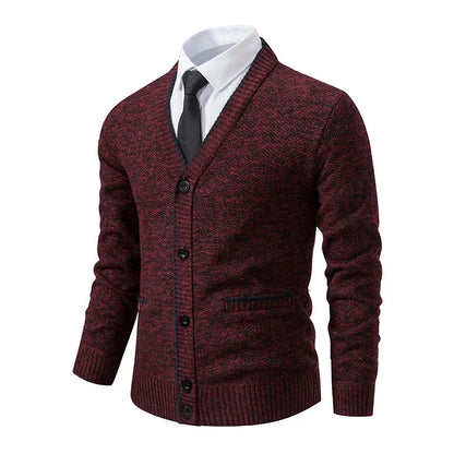 MANSSINO™ | Men's Wool Blend V-Neck Knit