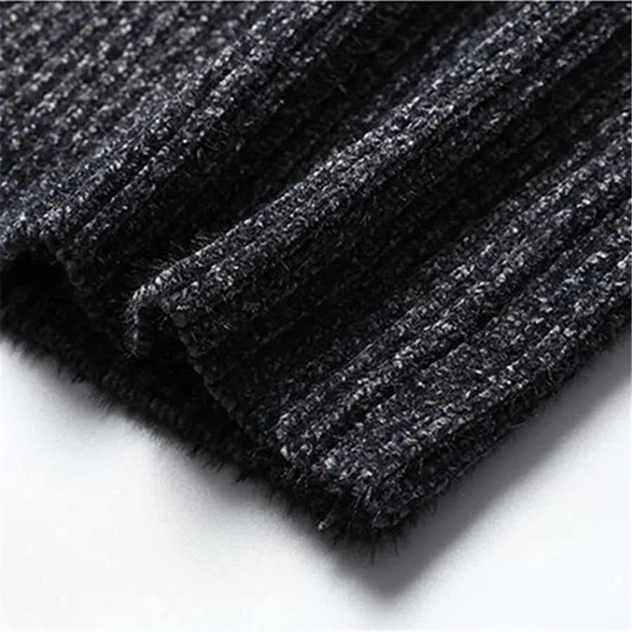 MANSSINO™ | Men's Dense Knit Fitted Turtleneck