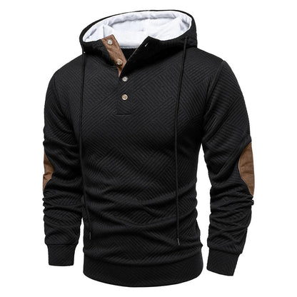 MANSSINO™ | Slim-Fit Half-Button Hooded