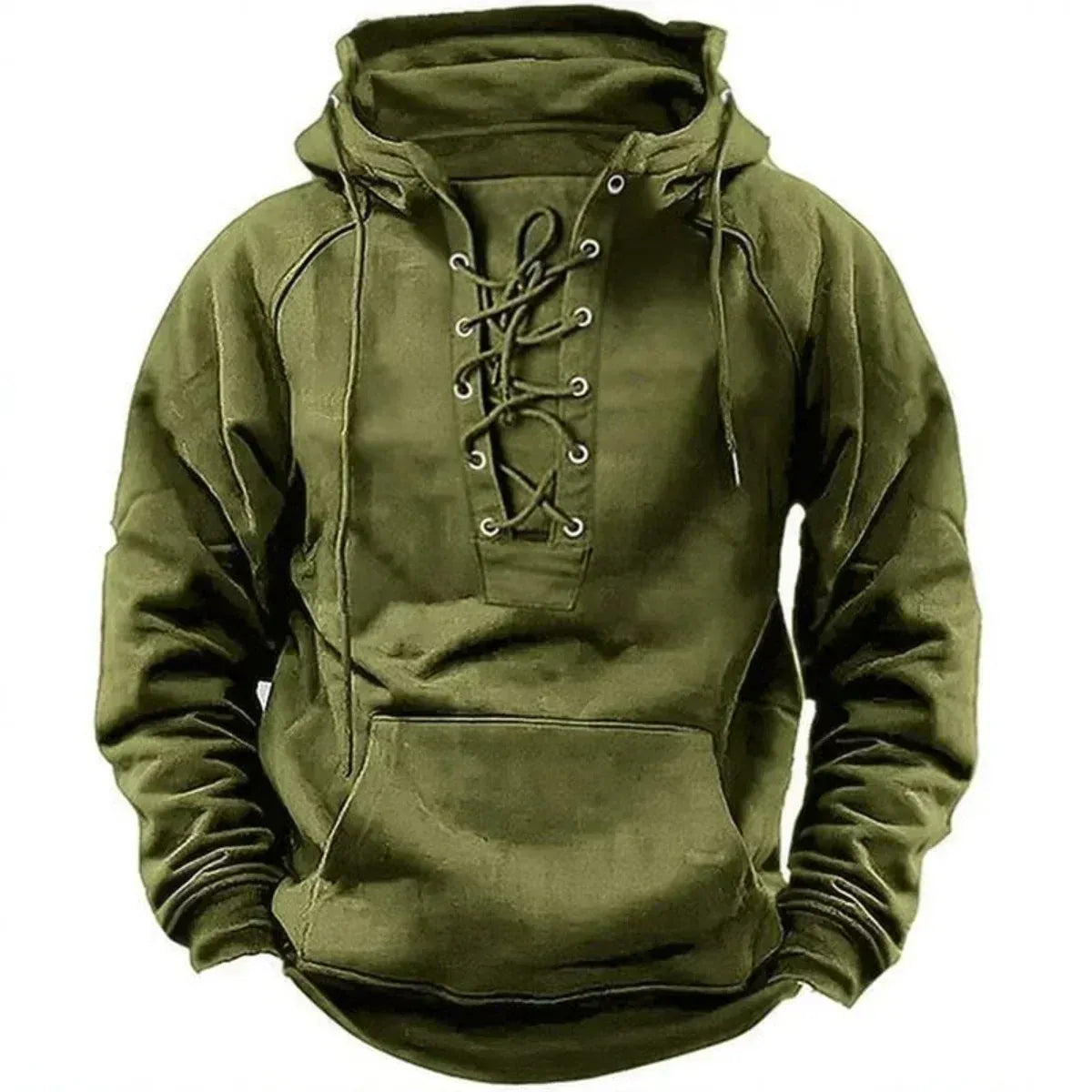 MANSSINO™ | Lace-Up Fleece Winter Hoodie
