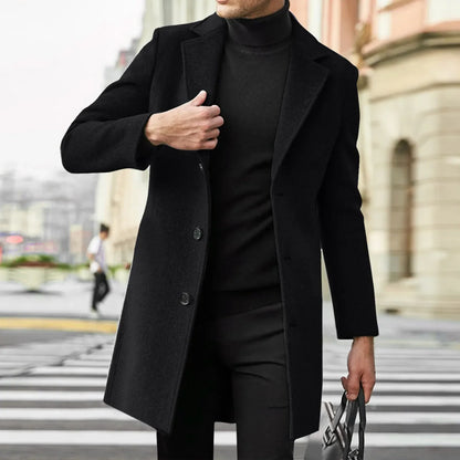 MANSSINO™ | Wool Blend Overcoat