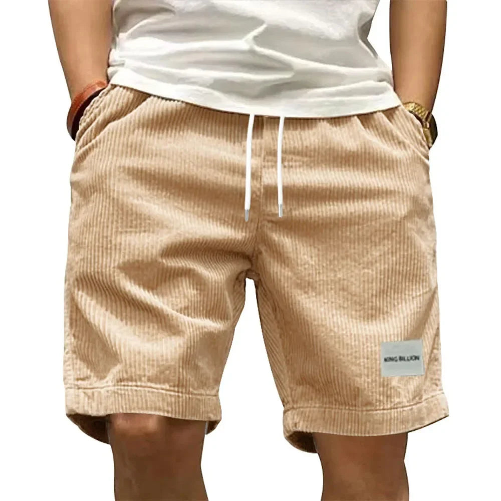 Ziven™ | Short Cargo Rétro en Velours Côtelé