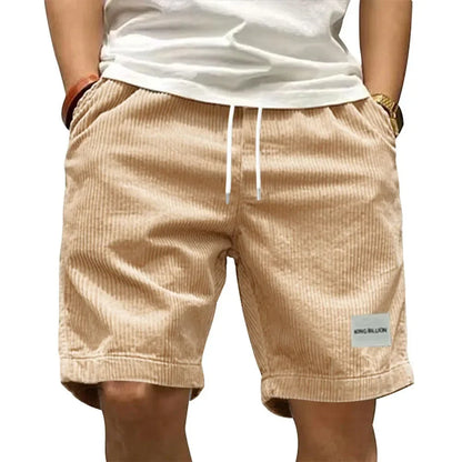 Ziven™ | Short Cargo Rétro en Velours Côtelé