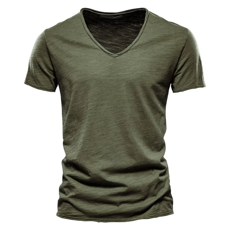 MONVIEL™ | Everyday Cotton V-Neck Tee