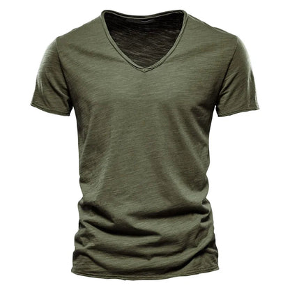 MONVIEL™ | Everyday Cotton V-Neck Tee