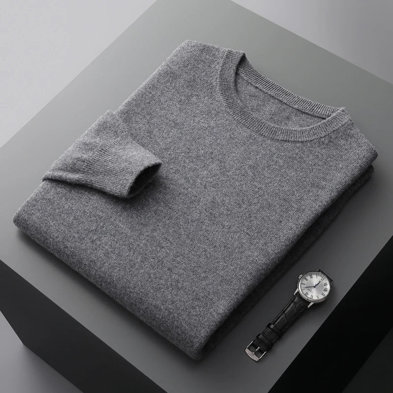 MANSSINO™ | Men's Crew Neck Knit Pullover