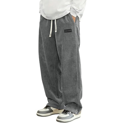 MONVIEL | Unisex Wide-Leg Corduroy Trousers