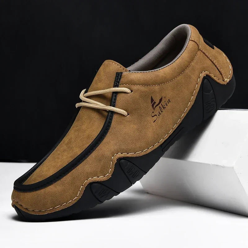 MANSSINO™ | Men's Orthopedic Leather Lace-Up Shoe