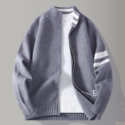 MANSSINO™ | Zip-Up Knit Sweater