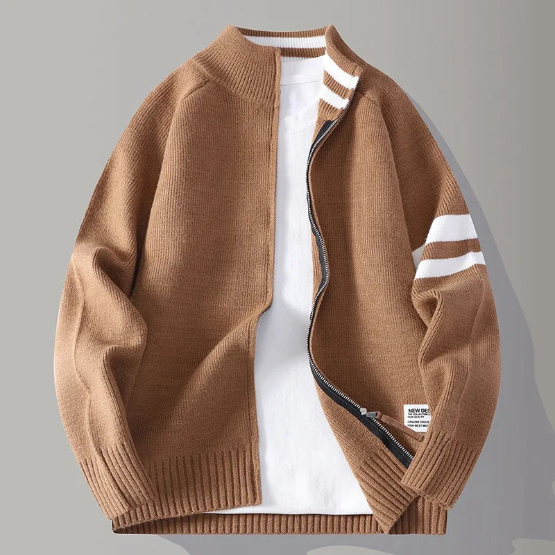 MANSSINO™ | Zip-Up Knit Sweater