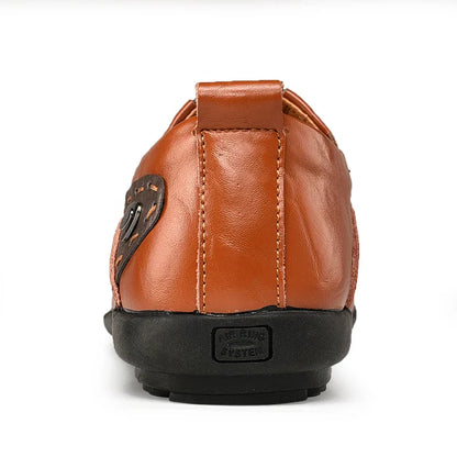 MANSSINO™ | Men's Hand-Stitched Leather Slip-On