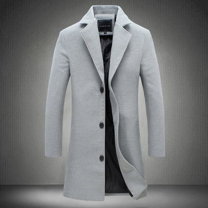 MANSSINO™ | Wool Blend Overcoat