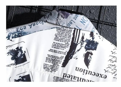MONVIEL™ | Men's Printed Short-Sleeve Shirt