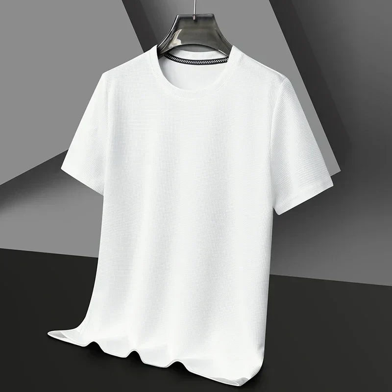 MONVIEL™ | Men's Waffle-Knit Crew Neck T-Shirt