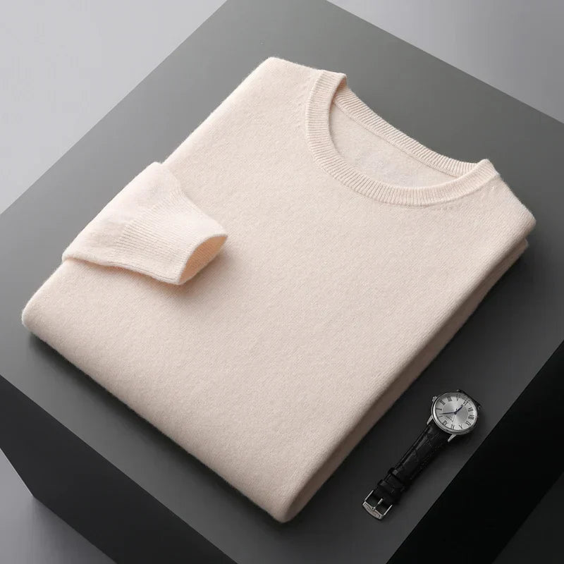MANSSINO™ | Men's Crew Neck Knit Pullover