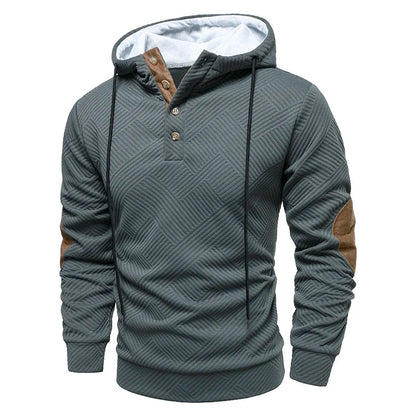 MANSSINO™ | Slim-Fit Half-Button Hooded