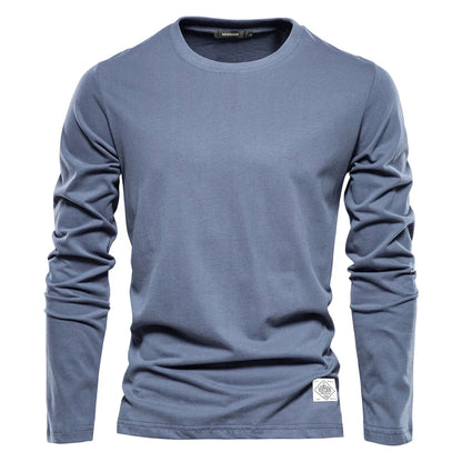 MONVIEL™ | Men's Long-Sleeve Cotton T-Shirt