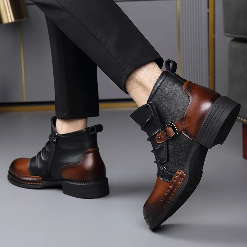 MONVIEL | MENS BUCKLE BOOTS