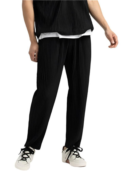 MONVIEL | Ribbed cotton trousers