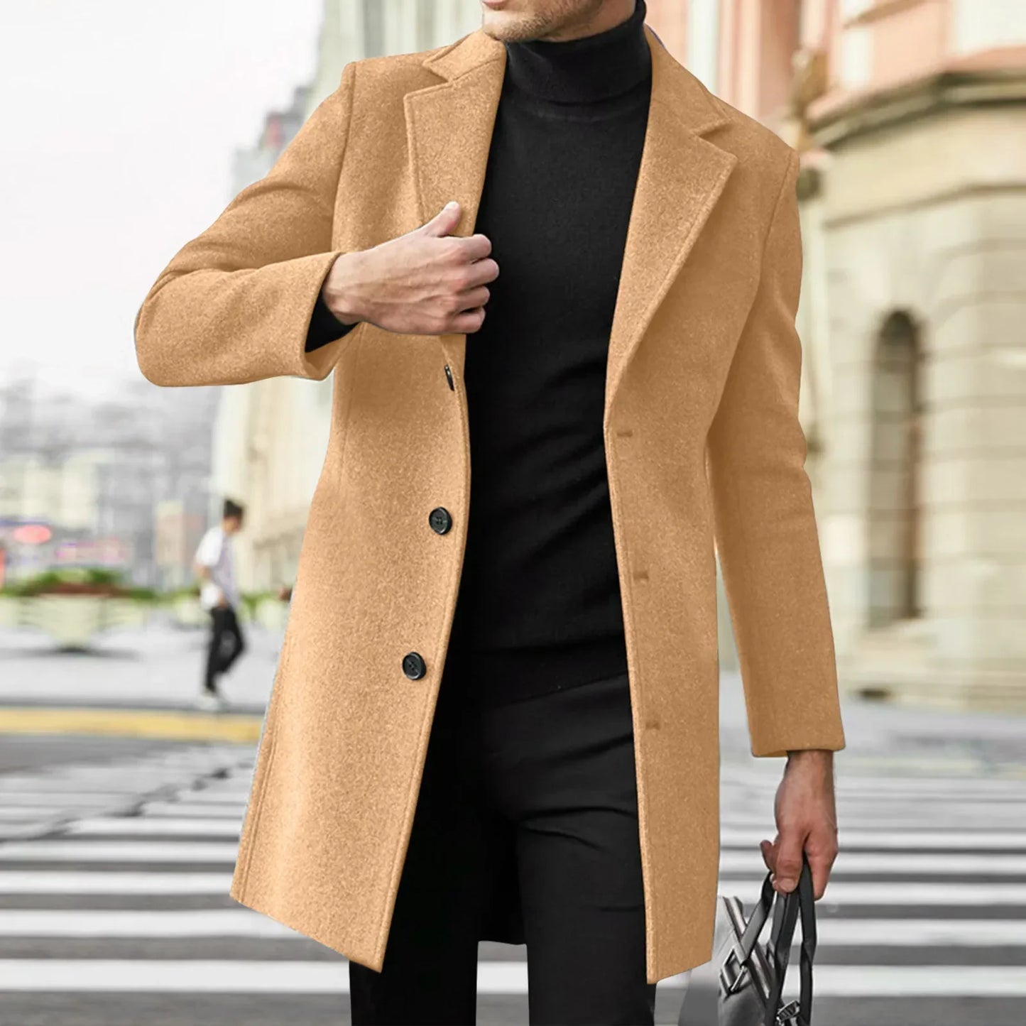 MANSSINO™ | Wool Blend Overcoat