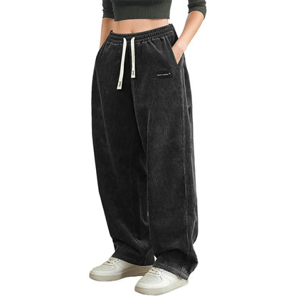 MONVIEL | Unisex Wide-Leg Corduroy Trousers